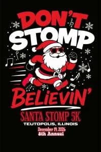Santa Stomp 5K Run/Walk 2026 logo