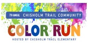 Chisholm Trail Community Color Run 2026 logo