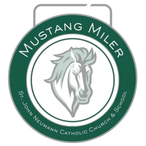 SJN Mustang Miler 5K & 1 Mile Fun Run - St. John Neumann Catholic Church & School 2026 logo