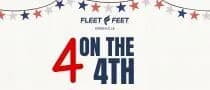 4 on the 4th: Stars, Stripes and Strides 2026 logo