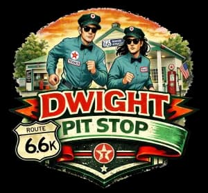 Dwight Pit Stop 6.6k 2026 logo