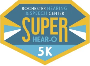 RHSC's Super Hear-O 5K & Family Fun Run 2026 logo
