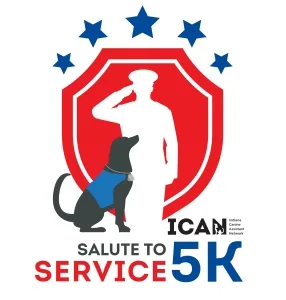 ICAN Salute to Service 5K 2026 logo