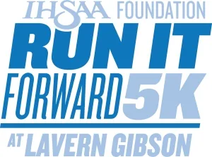 IHSAA Foundation Run it Forward 5K 2026 logo