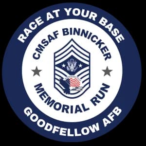 Goodfellow AFB - CMSAF Binnicker Memorial 9K Run 2026 logo