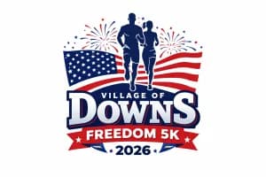 Downs Freedom Run 2026 logo