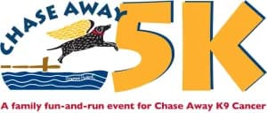 The 2026 Chase Away 5K logo