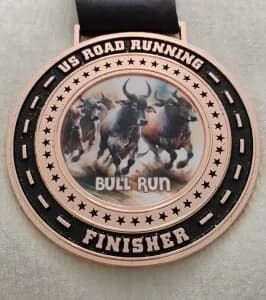 BULL RUN Virtual 5K, 10K, 13.1M, & 26.2M (August 2026) logo