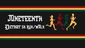 Juneteenth Detroit 5k Run/Walk 2026 logo