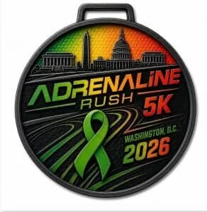 Adrenaline Rush 5K 2026 - Washington D.C. and Virtual logo