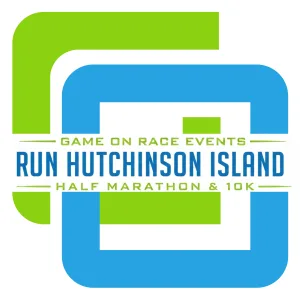 Game On! Run Hutchinson Island Half Marathon & 10K 2026 logo