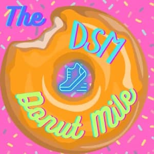 The Des Moines Donut Mile 2026 logo