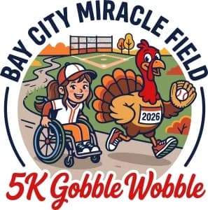 Bay City Miracle Field - 5K Gobble Wobble 2026 logo