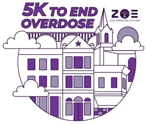 5K to End Overdose 2026 logo