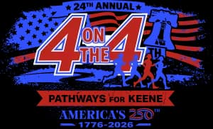 4 on the 4th Road Race 2026 logo