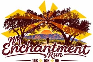 NM ENCHANTMENT RUN: 15K, 10K AND 5K 2026 logo