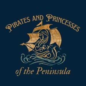 2026 Pirates and Princesses of the Peninsula logo