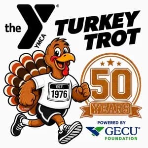 50th YMCA TURKEY TROT 2026 logo