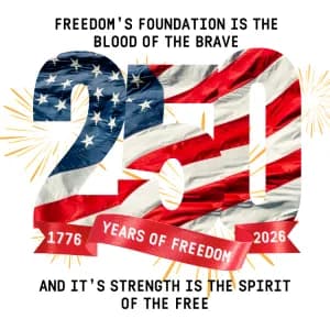 250 Challenge Run for America 2026 logo