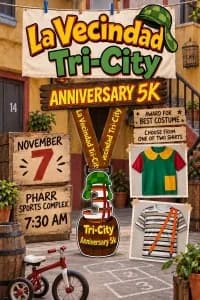La Vecindad Tri-City Anniversary 5k 2026 logo