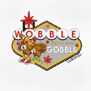 Wobble Before You Gobble 2026 logo