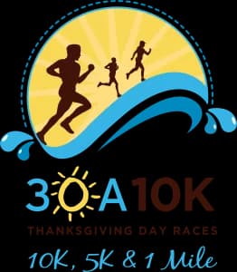 30A 10K Thanksgiving Day Races 2026 logo