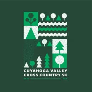 Cuyahoga Valley Cross Country 5K 2026 logo