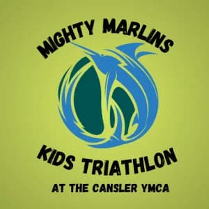 Mighty Marlins Kids Triathlon at the Cansler YMCA 2026 logo