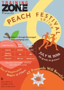 Peach Festival 5k/10k 2026 logo