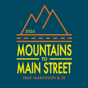 Mountains to Mainstreet Half Marathon & 5K 2026 logo