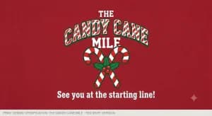 The Candy Cane Mile NH 2026 logo