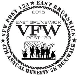 Annual Benefit 5K Run/Walk Supporting Veterans and their needs sponsored by the VFW Post 133 2026 logo