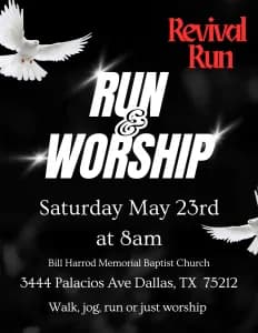 Revival Run and Worship 2026 logo