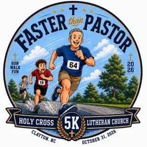 Faster Than Pastor 5k 2026 logo
