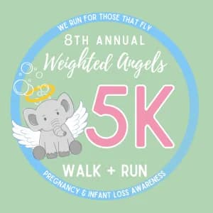 8th Annual Weighted Angels 5k Run & Walk 2026 logo