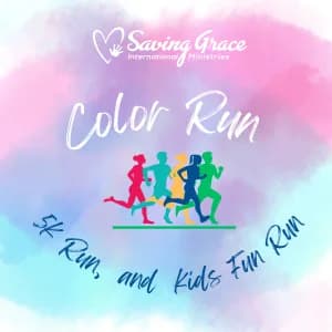 Saving Grace Color Run 5k 2026 logo