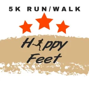 HAPPY FEET RUN/WALK 5K 2026 logo