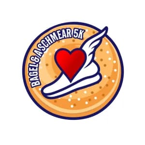 Bagel & A Schmear 5k Presented by Heart & Sole 2026 logo