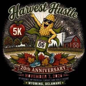 Harvest Hustle 5K 2026 logo