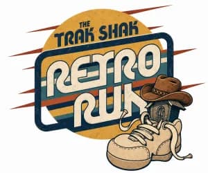 The Trak Shak Retro Run 5K 2026 logo