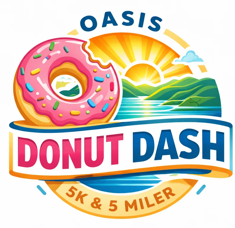 Oasis Dash 5K & 5 Miler 2026 logo