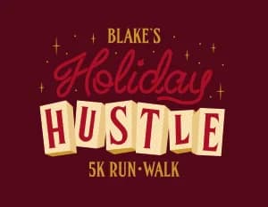 Blake's Holiday Hustle 5k 2026 logo