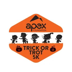 Apex Foundation Trick or Trot 5K & Halloween Hunt Powered by REP Fitness 2026 logo