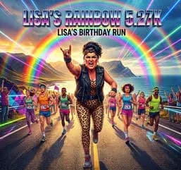 Lisa's Rainbow Rockin 5.27K 2026 logo