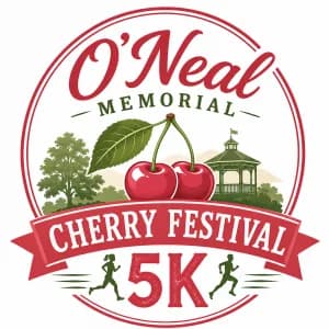 O'Neal Memorial Cherry Festival 5k Run/Walk 2026 logo