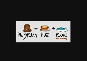 Pilgrim Pie Run for Rotary 2026 logo