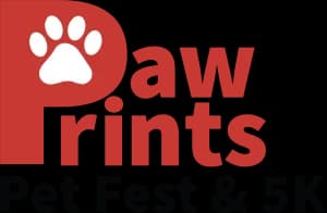 Paw Prints PetFest & 5K 2026 logo