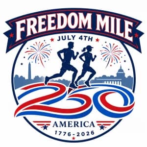 Club South Runners Freedom Mile 2026 logo