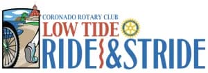 Coronado Rotary Low Tide Ride & Stride 2026 logo