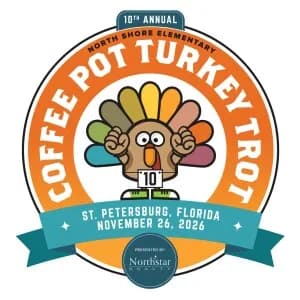The Coffee Pot Turkey Trot - Presented by North Shore Elementary 2026 logo